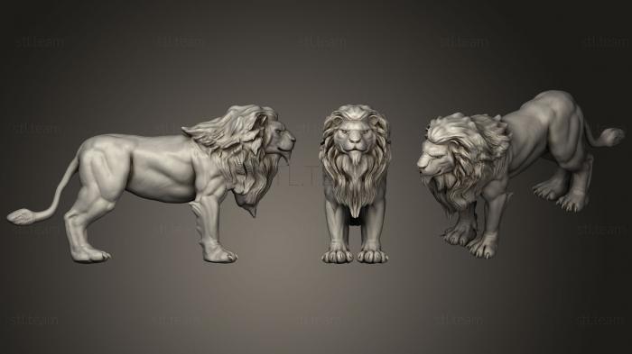 Статуэтки львы тигры сфинксы Lion (2)